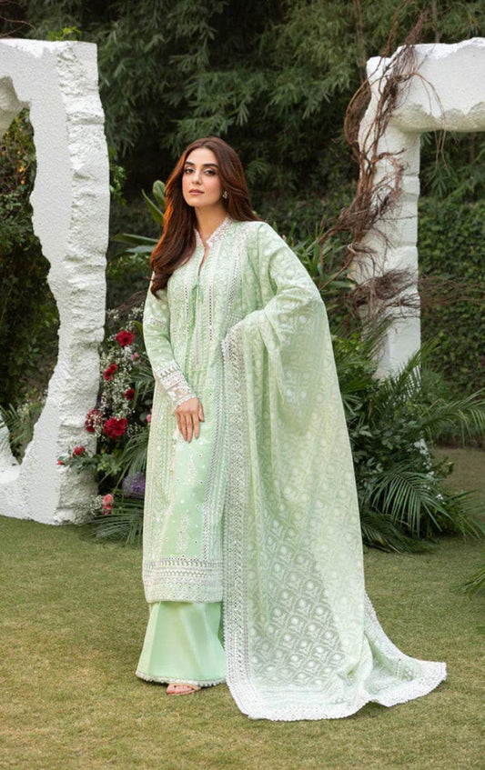 SOBIA NAZIR LAWN LUXURY UNSTITCHED EMB 3PC - City Cloth House