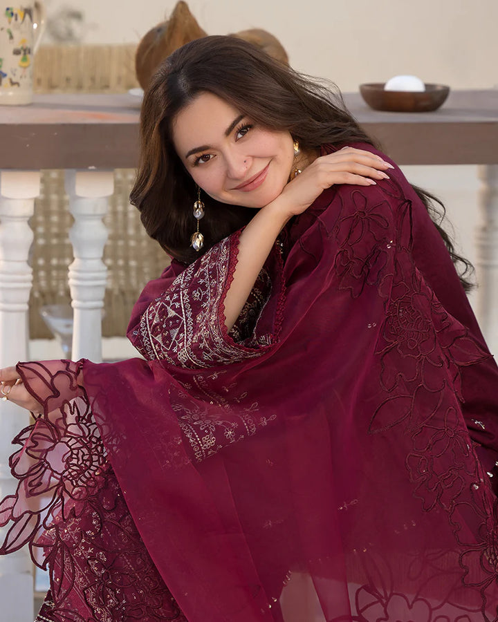 ZARA SHAHJAHAN LAWN PREMIUM UNSTITCHED EMB 3PC