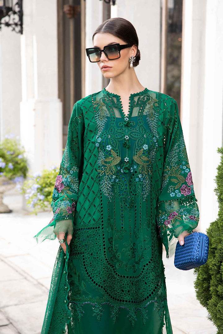 MARIA.B UNSTITCH EMB 3PC EID LAWN (24-0-D2) - City Cloth House
