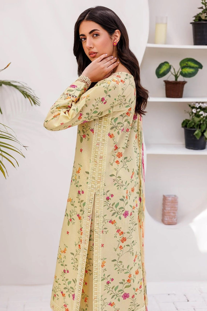 BAROQUE KHADDAR UNSTICH PRINTED 3PC