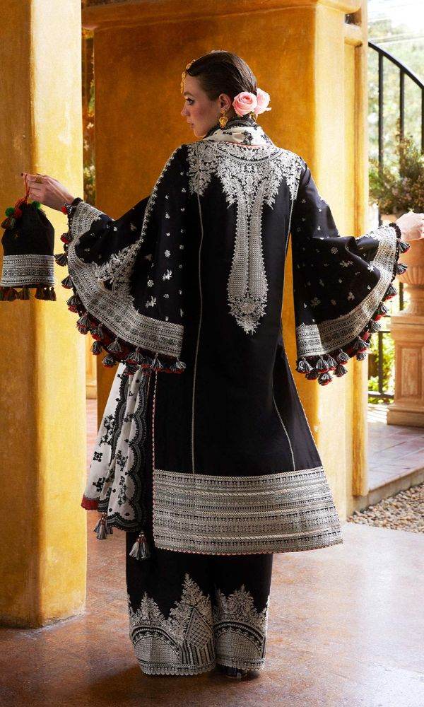 HUSSAIN REHAR LAWN UNSTITCH EMB 3PC SHAMS-KS004 - City Cloth House