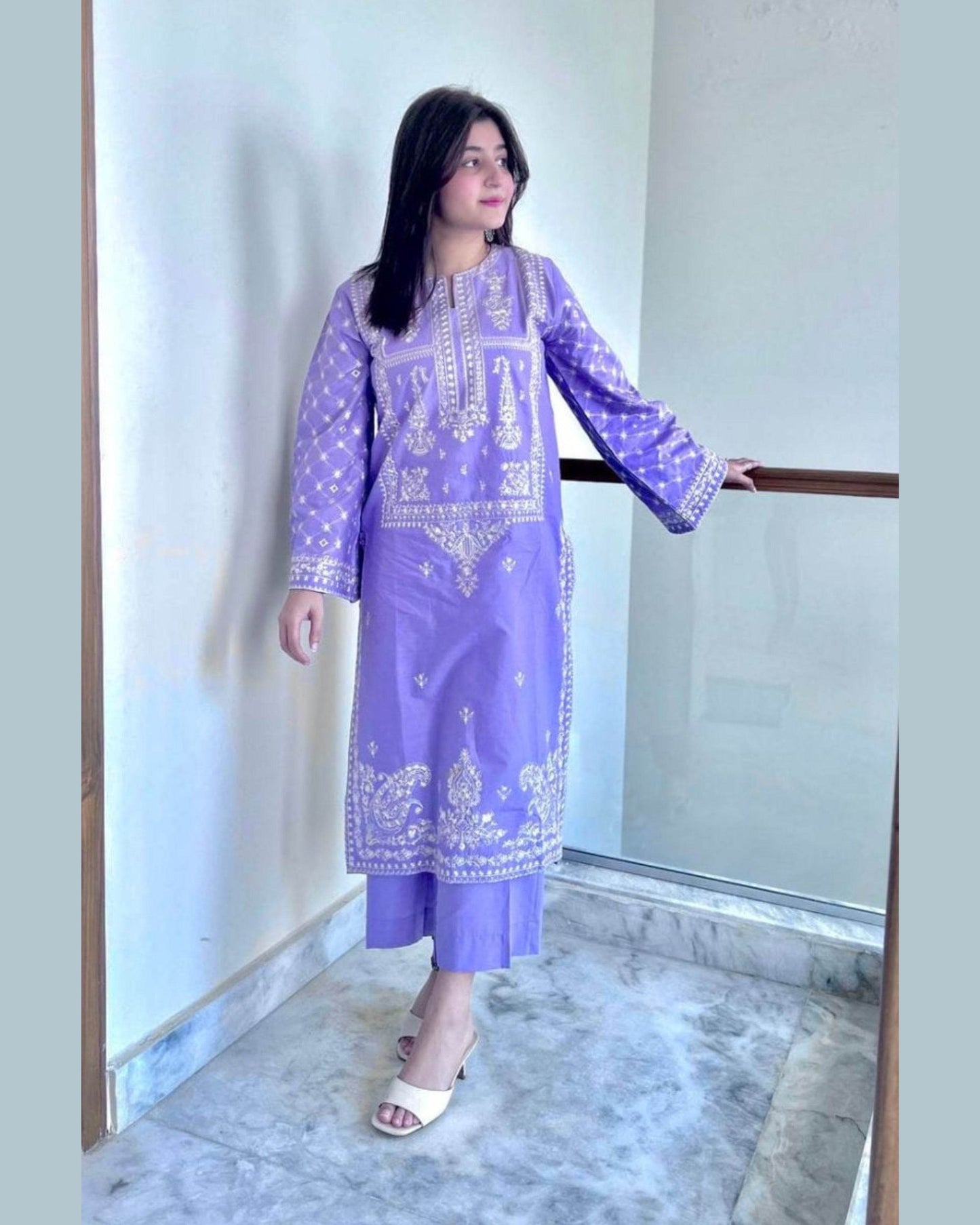 BAREEZE LAWN PREMIUM UNSTICH EMB 2PC - City Cloth House