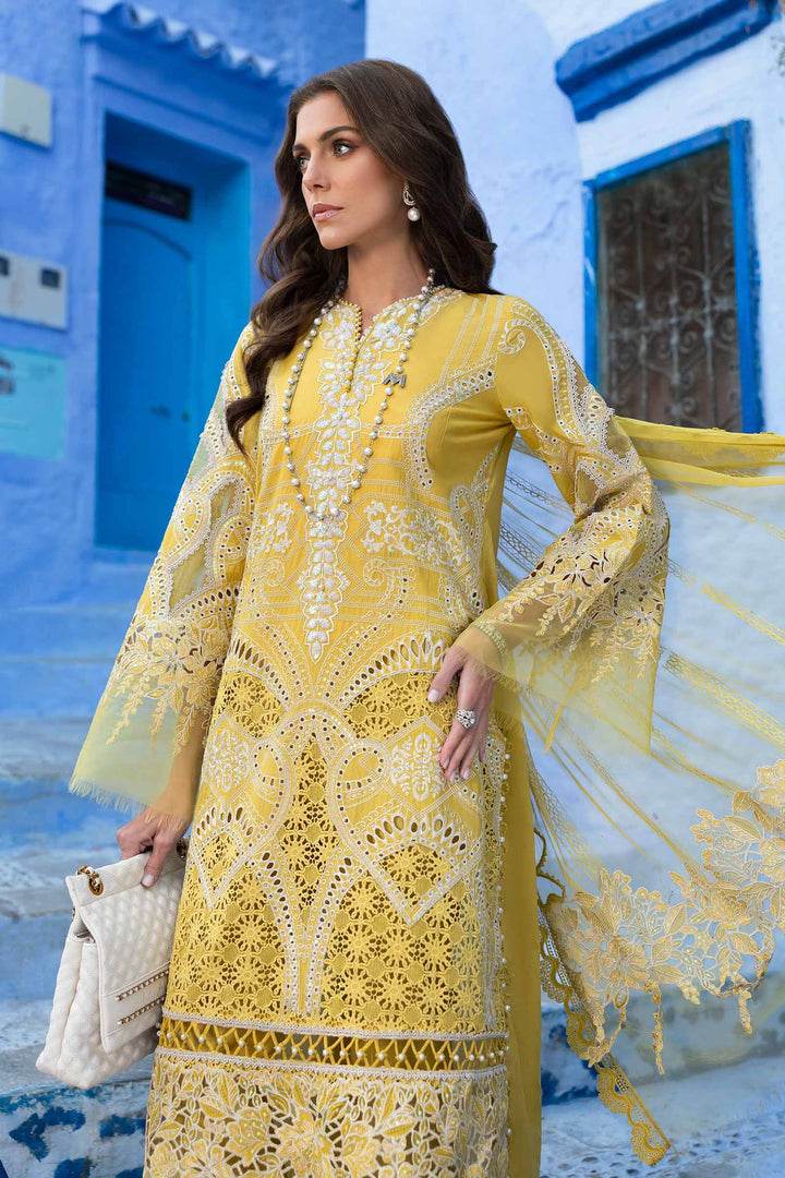 MARIA.B LAWN UNSTITCHED EMB 3PC - City Cloth House