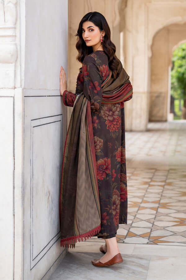 BAROQUE KHADDAR UNSTICH PRINTED 3PC