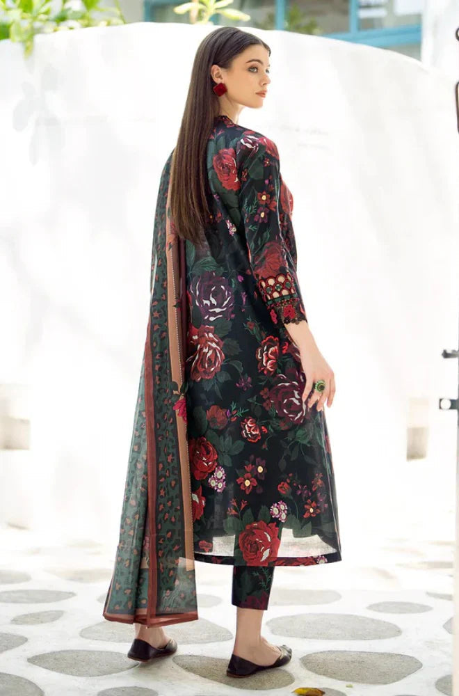BAROQUE KHADDAR UNSTICH PRINTED 3PC