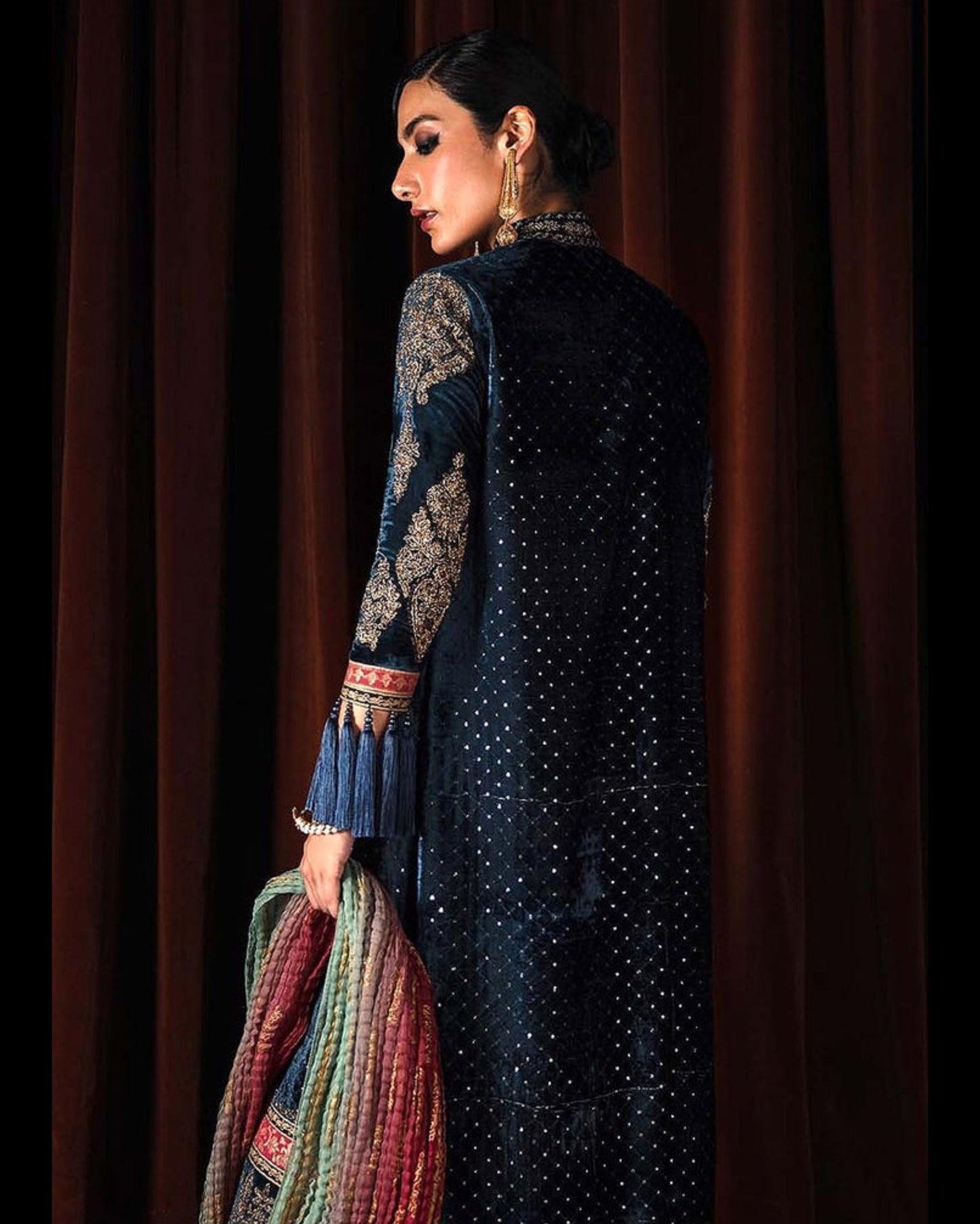 SANA SAFINAZ VELVET UNSTICH EMB 3PC