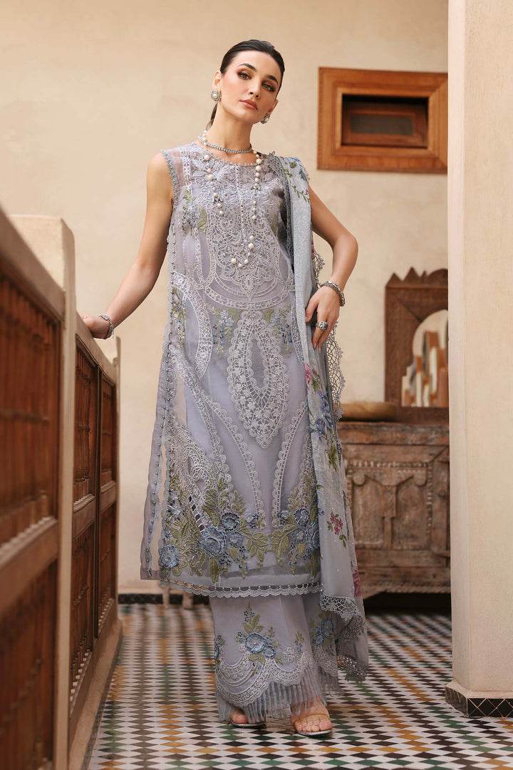MARIA.B LAWN UNSTITCH EMB 3PC D-25’-09-B - City Cloth House