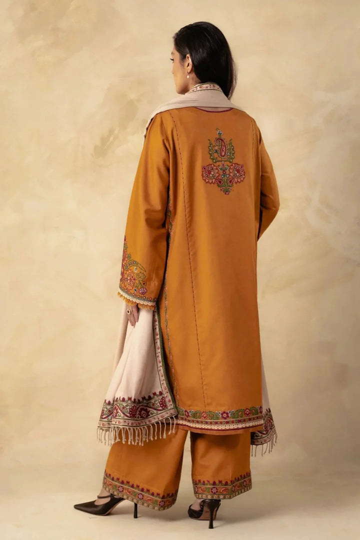 ZARA SHAHJAHAN KARANDI UNSTITCHED EMB 3PC
