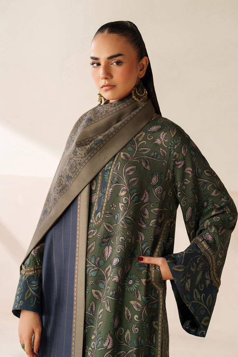 BAROQUE LINEN PRINTED UNSTICHED 3PC