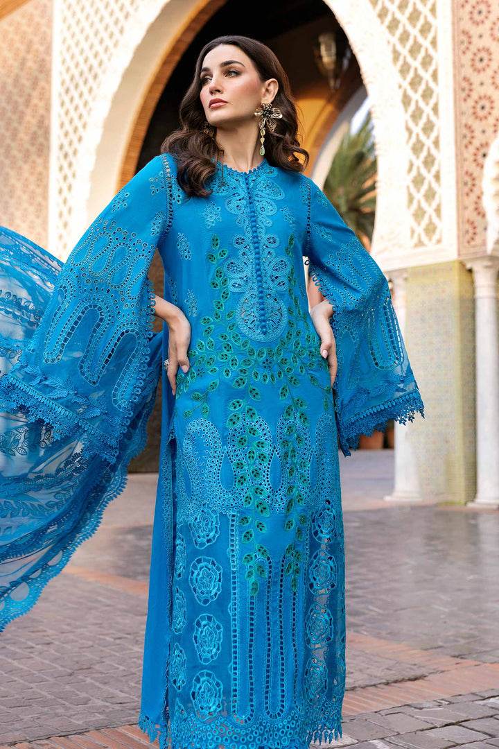 MARIA.B LAWN UNSTITCHED EMB 3PC - City Cloth House