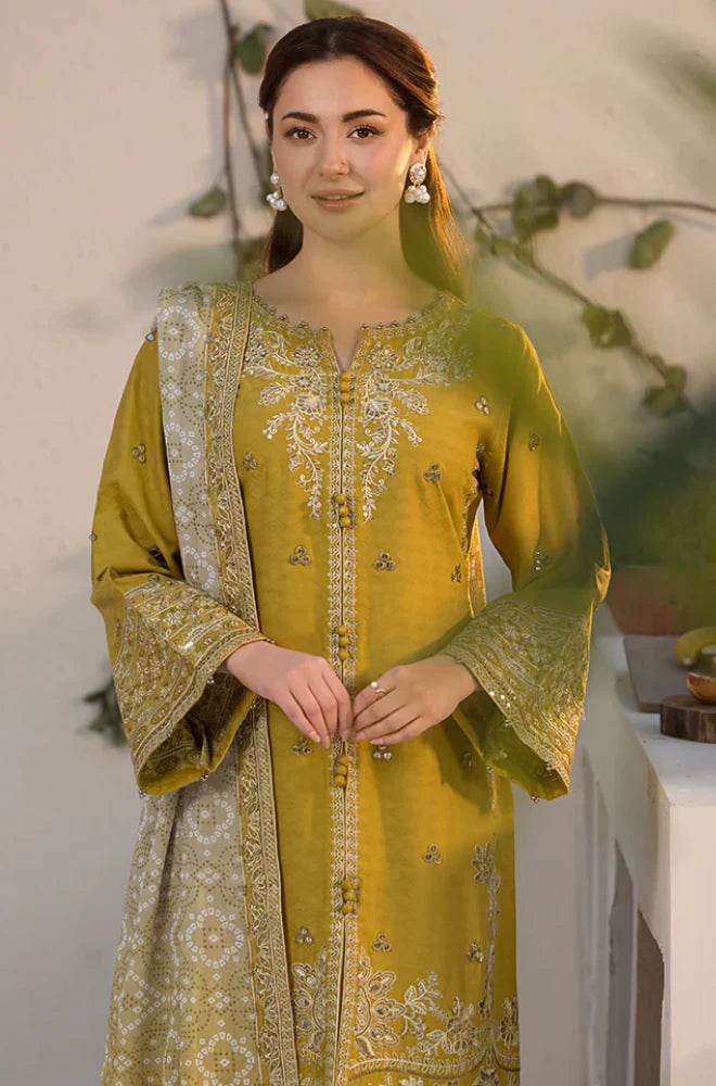 LAAM LAWN PREMIUM UNSTITCHED EMB 3PC - City Cloth House
