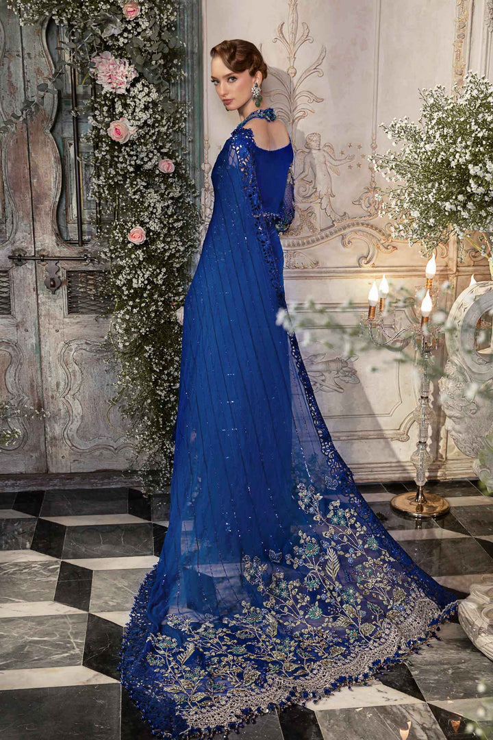 MARIA.B CHIFFON UNSTITCHED EMB D-4 SAREE