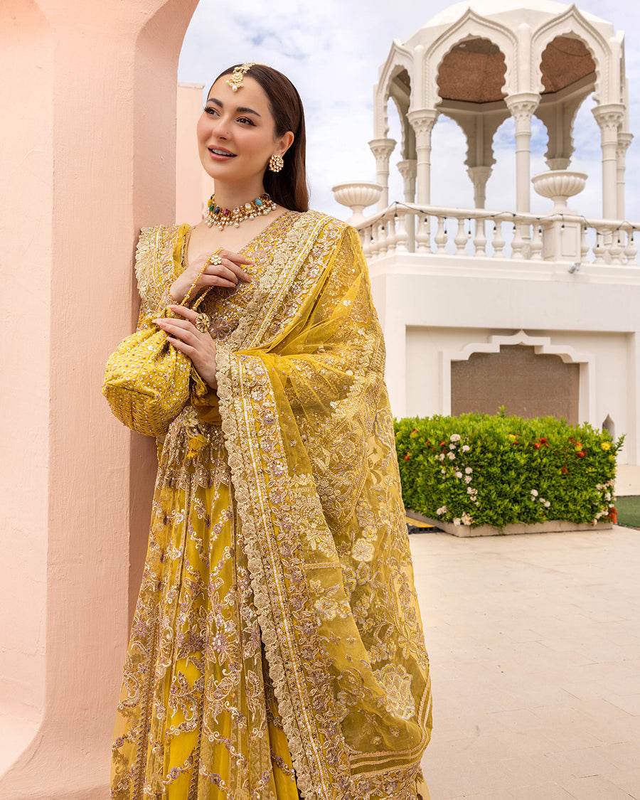 FAIZA SAQLAIN NET UNSTITCHED EMB MELITA-08 MAXI - City Cloth House