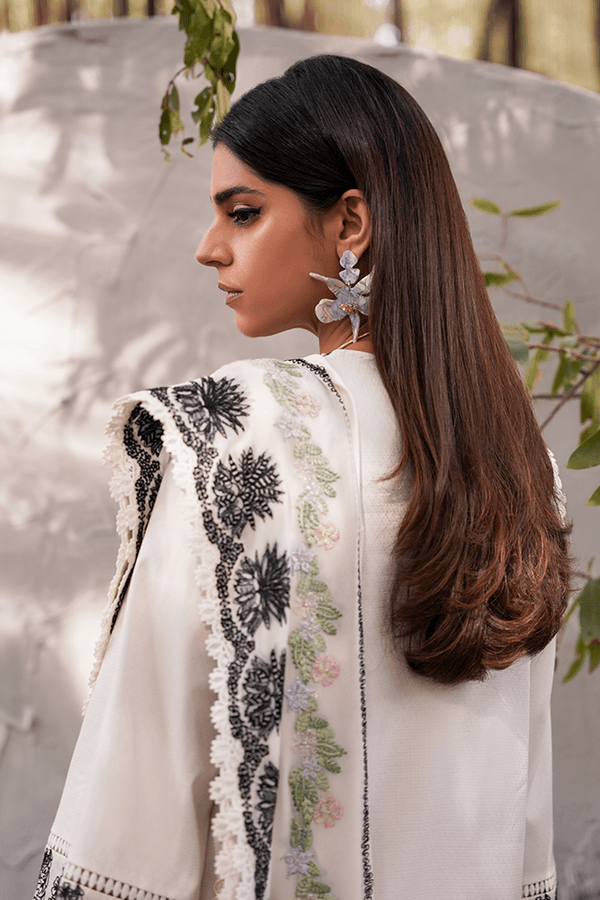 SUFFUSE LAWN LUXURY UNSTITCH EMB 3PC MEENAH (SU-02) - City Cloth House