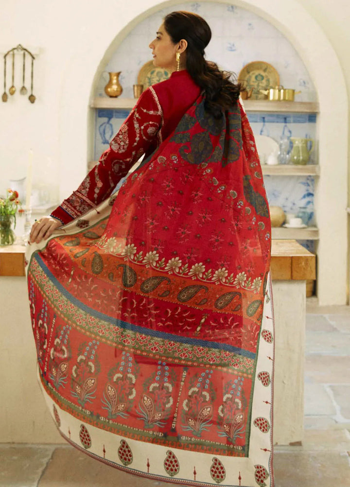ZARA SHAHJAHAN DHANAK LUXURY UNSTITCHED EMB 3PC