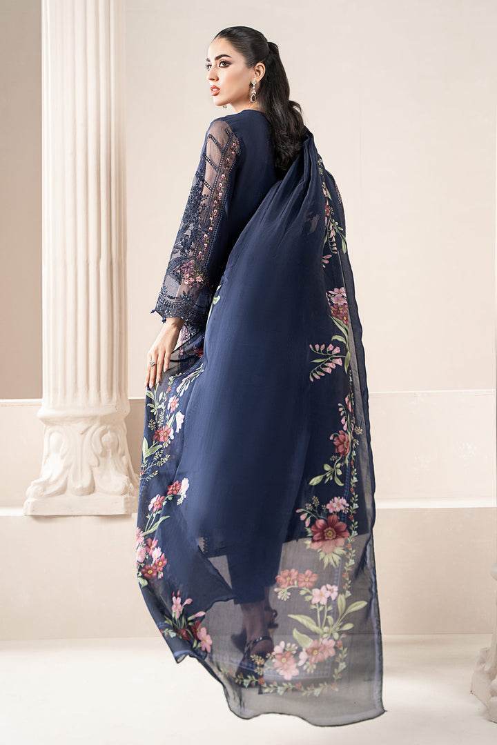MARIA.B LUXURY UNSTITCH EMB 3PC EID LAWN ELS-10-25 - City Cloth House