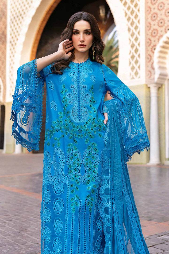 MARIA.B LAWN UNSTITCHED EMB 3PC - City Cloth House