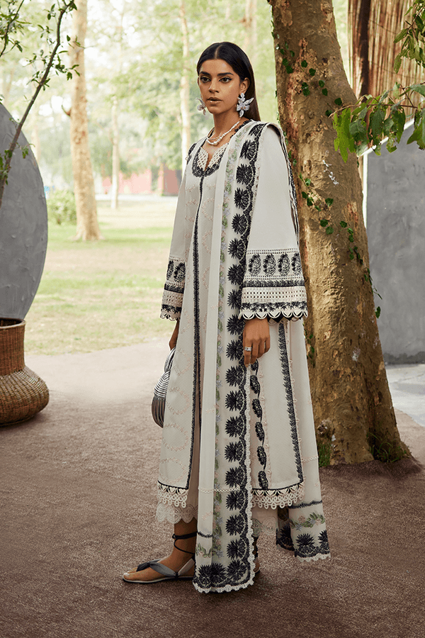 SUFFUSE LAWN LUXURY UNSTITCH EMB 3PC MEENAH (SU-02) - City Cloth House