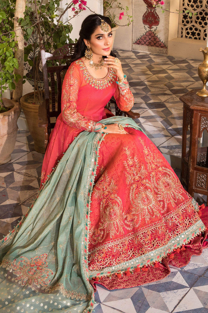 MARIA.B CHIFFON UNSTICH EMB MAXI