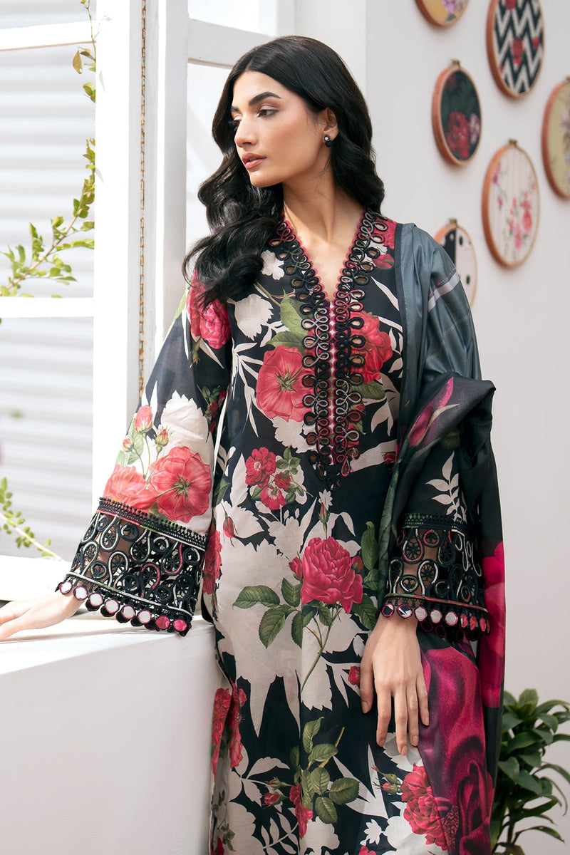 BAROQUE KARANDI PRINTED UNSTICHED 3PC
