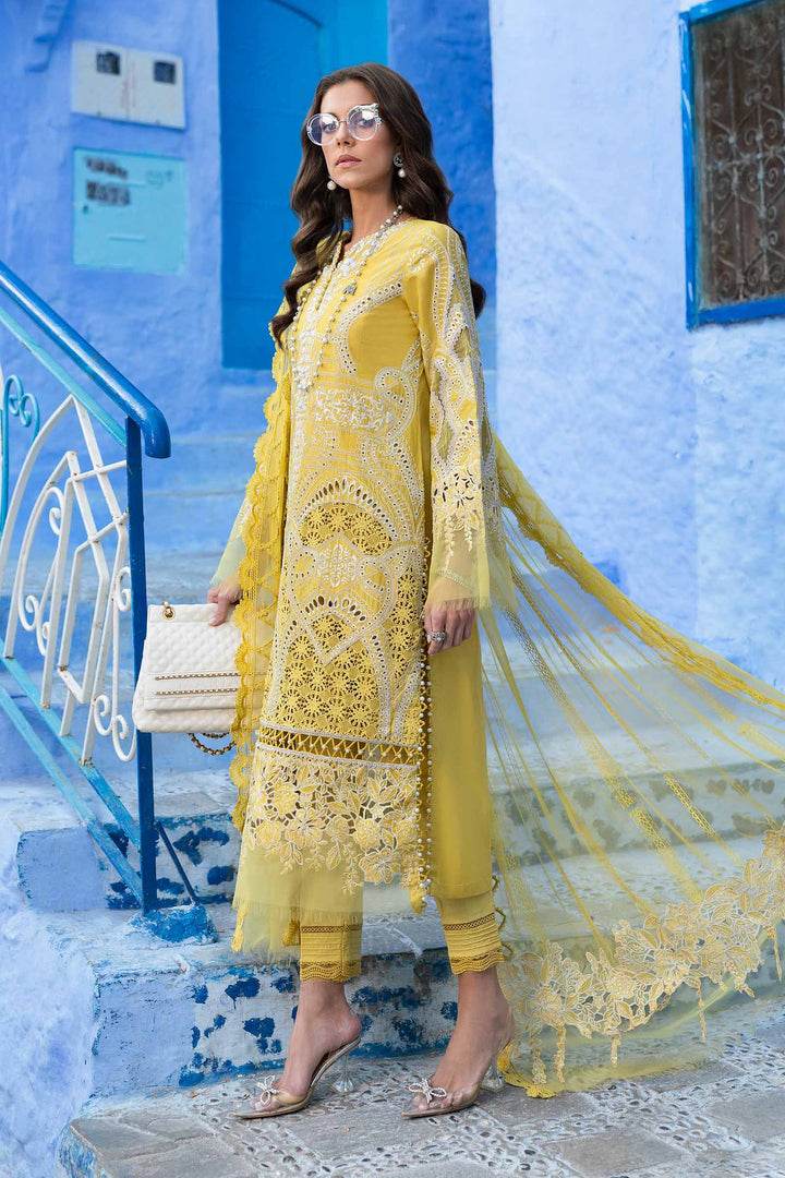 MARIA.B LAWN UNSTITCHED EMB 3PC - City Cloth House