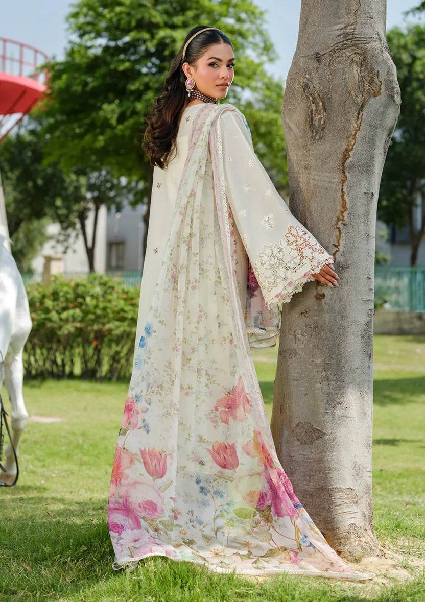 ELAF LAWN UNSTITCH EMB 3PC ELH-7B ISSABEL - City Cloth House