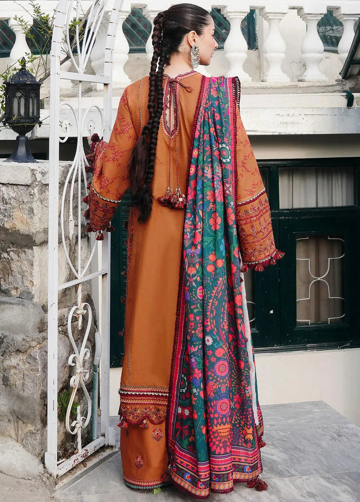 HUSSAIN REHAR DHANAK UNSTITCHED EMB 3PC