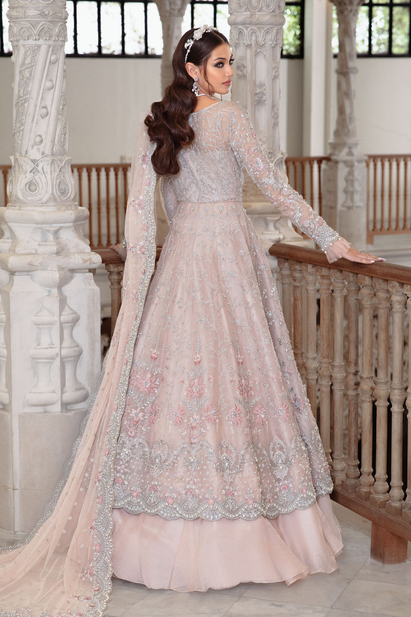MARIA.B ORGANZA UNSTITCHED EMB MAXI