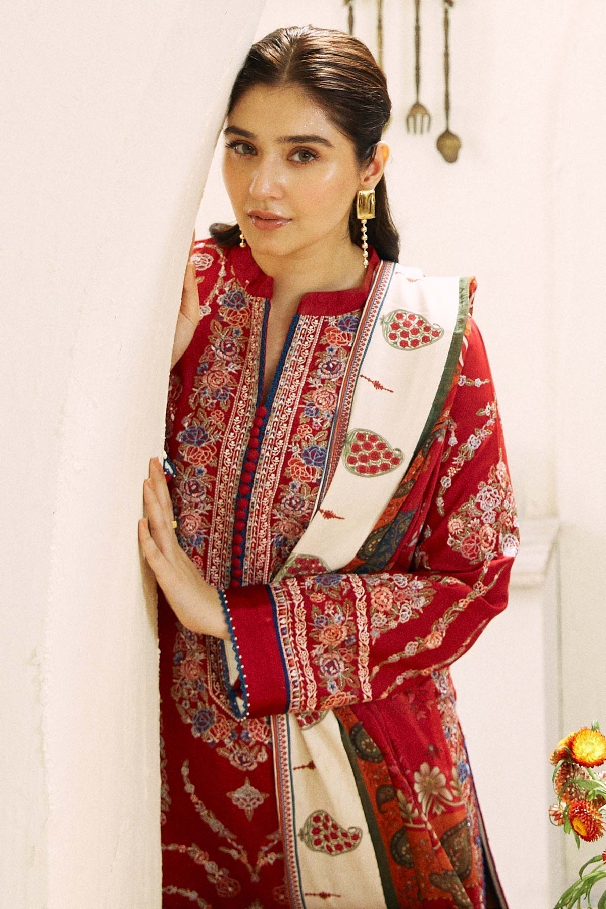 ZARA SHAHJAHAN DHANAK LUXURY UNSTITCHED EMB 3PC