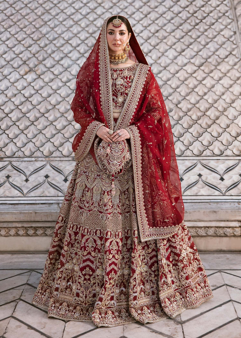 KANWAL MALIK NET UNSTITCHED EMB MAXI