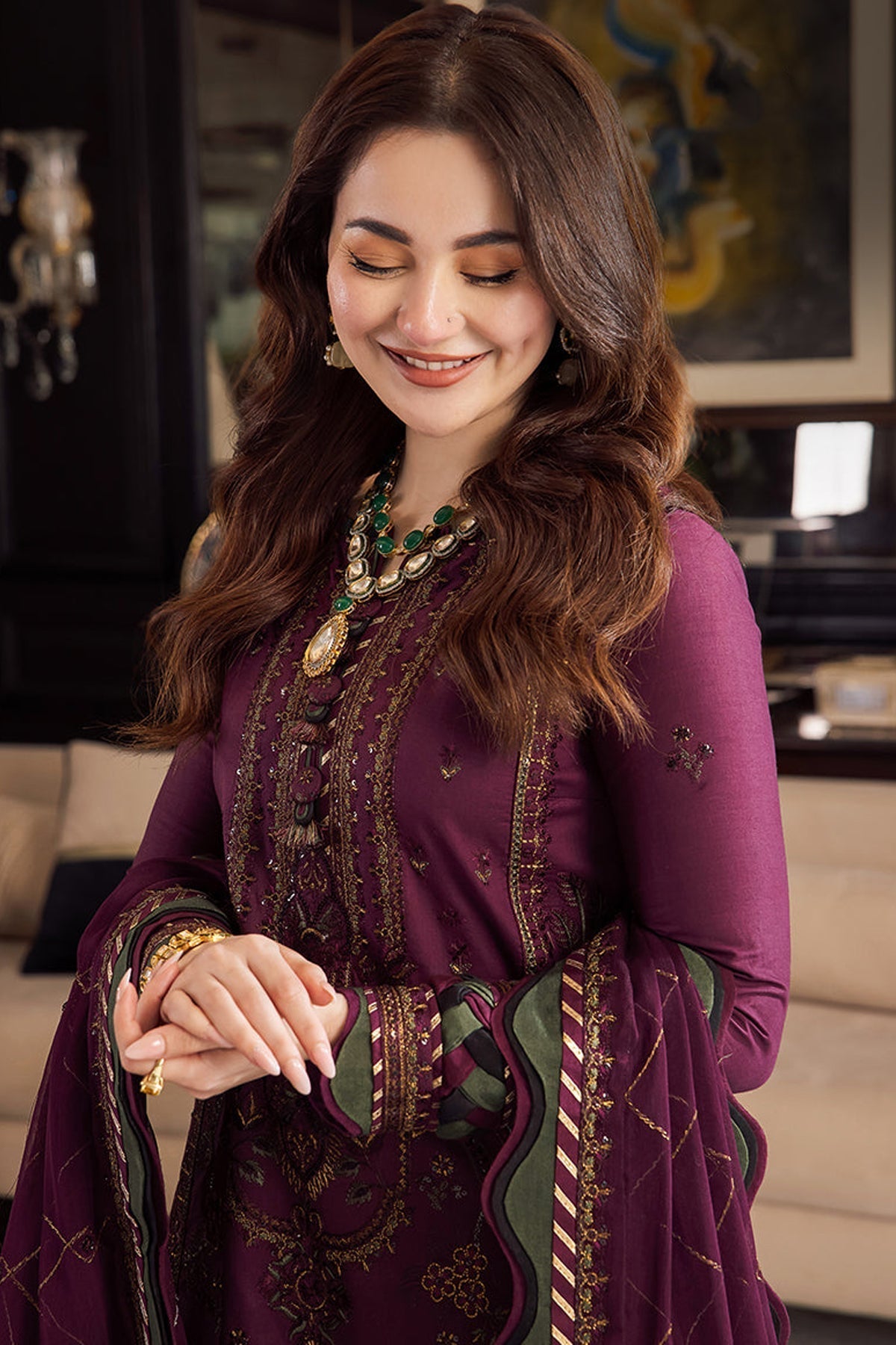 ASIM JOFA DHANAK UNSTITCHED EMB 3PC