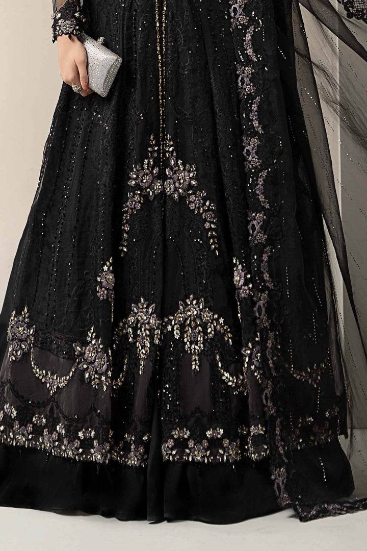 MARIA.B NET UNSTITCHED EMB MAXI BDS-3004 - City Cloth House
