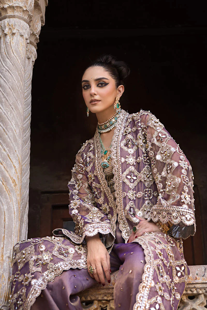 MNR KHAADI NET UNSTITCHED EMB SUIT