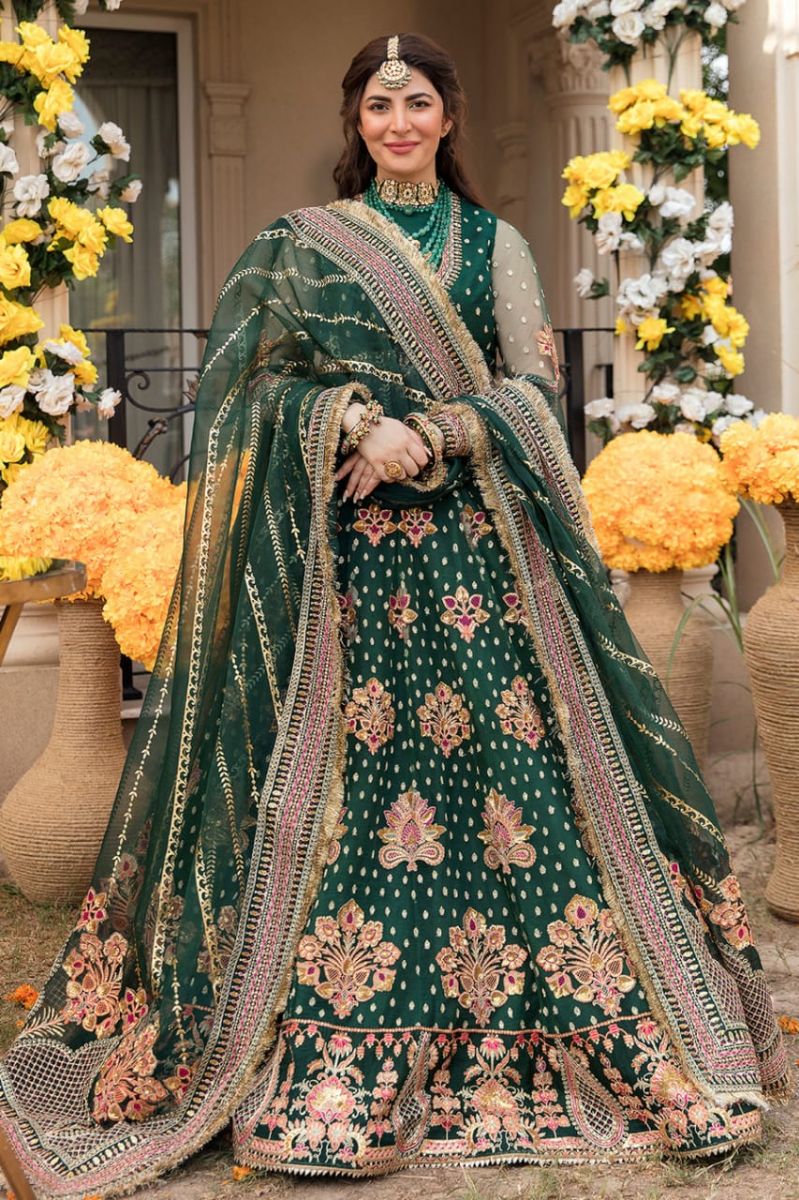 AFROZEH ORGANZA UNSTICH EMB MAXI