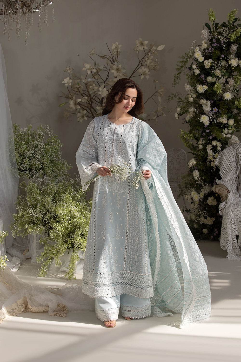 SOBIA NAZIR LAWN UNSTITCHED EMB 3PC - City Cloth House