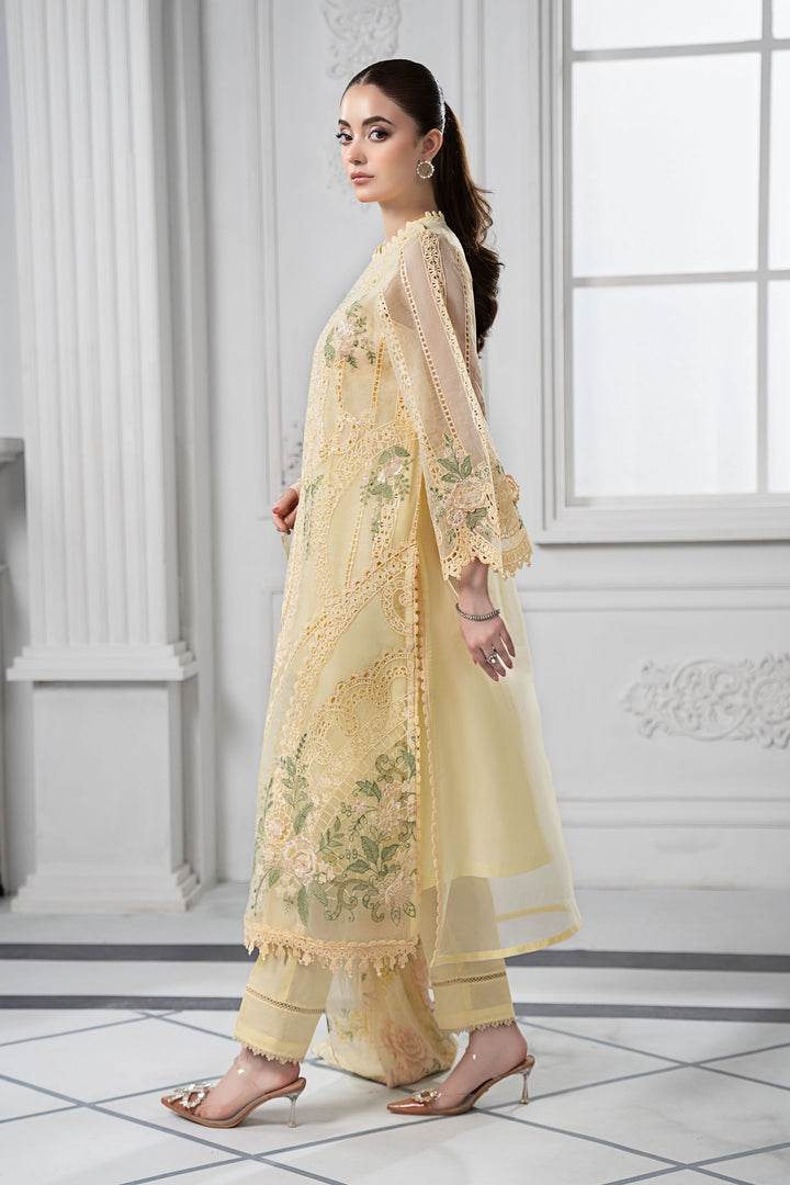 MARIA.B LAWN LUXURY UNSTITCH EMB 3PC 9-A - City Cloth House