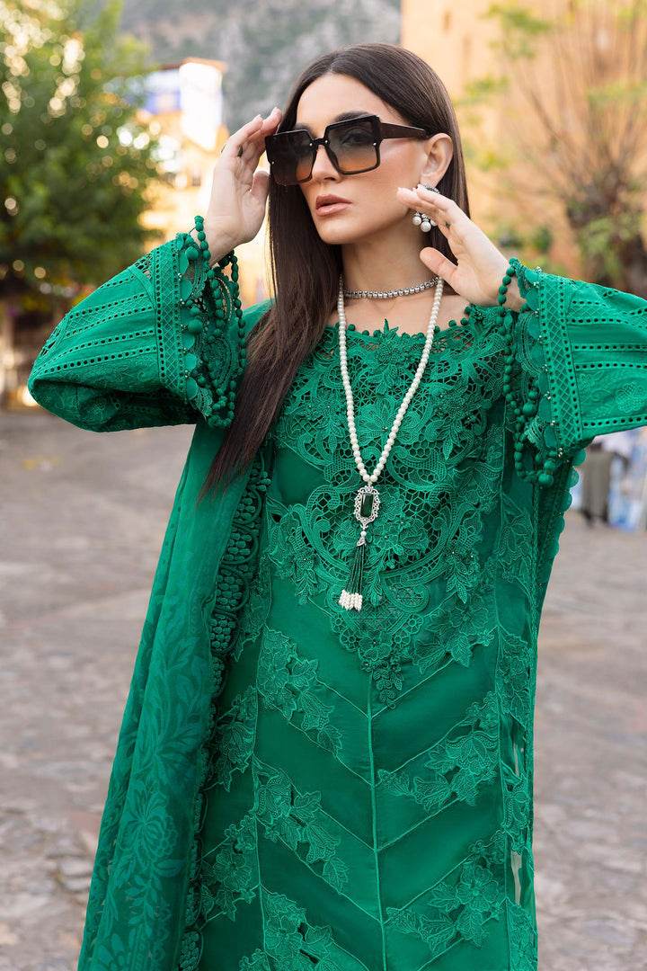 MARIA.B LAWN UNSTITCH EMB 3PC 25’ (8-B) - City Cloth House