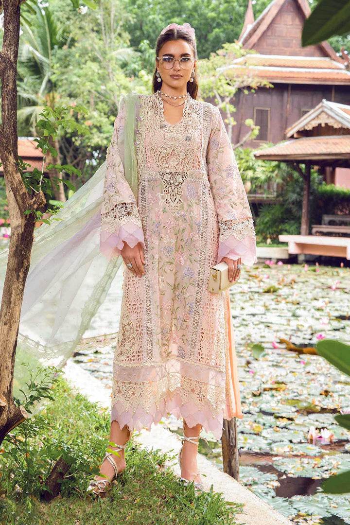 MARIA.B UNSTITCH EMB 3PC EID LAWN (24-0-D7) - City Cloth House