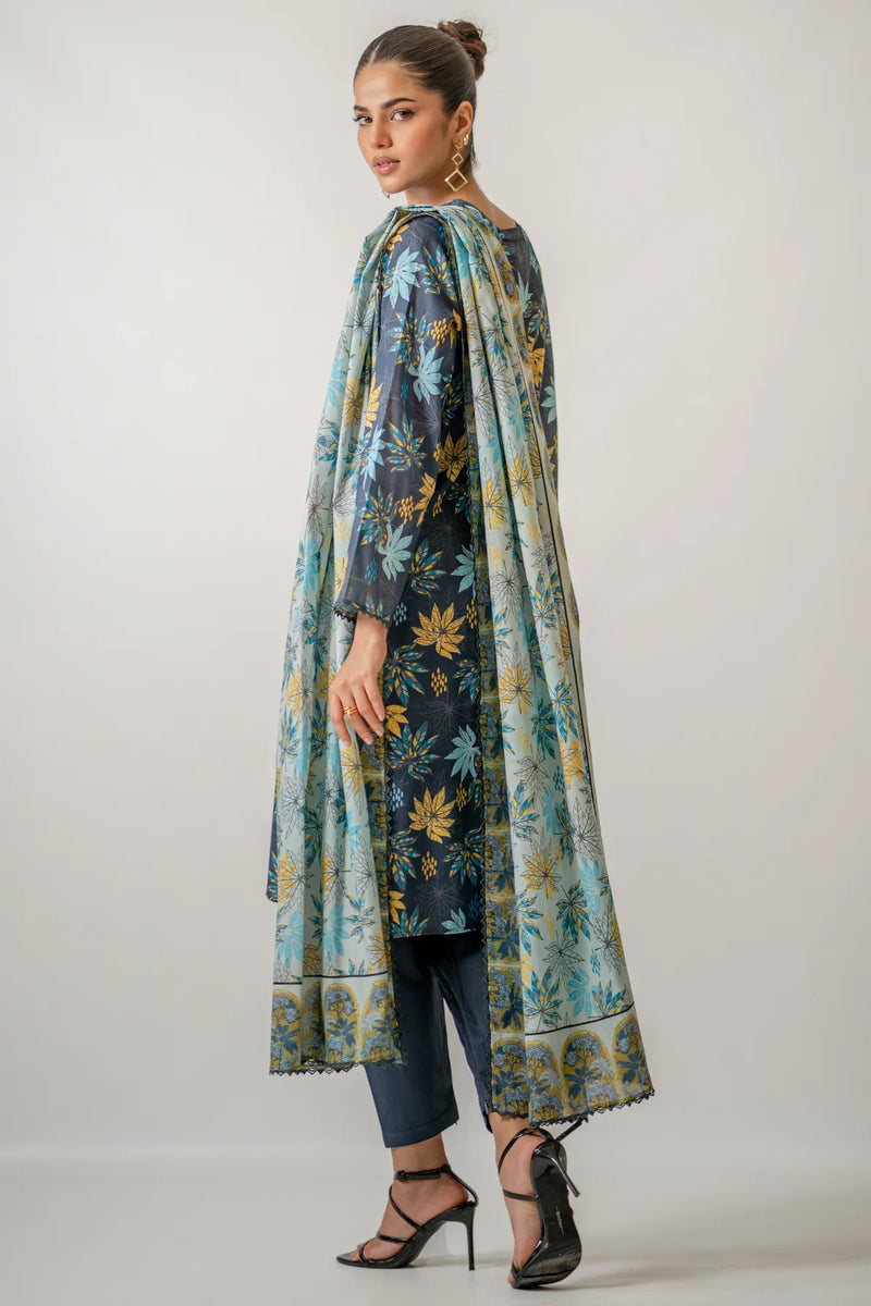NISHAT KHADDAR UNSTITCHED PRINTED 3PC