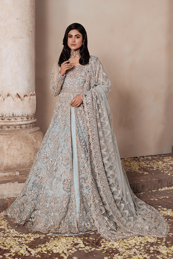 SORAYA ORGANZA UNSTITCHED EMB MAXI - City Cloth House