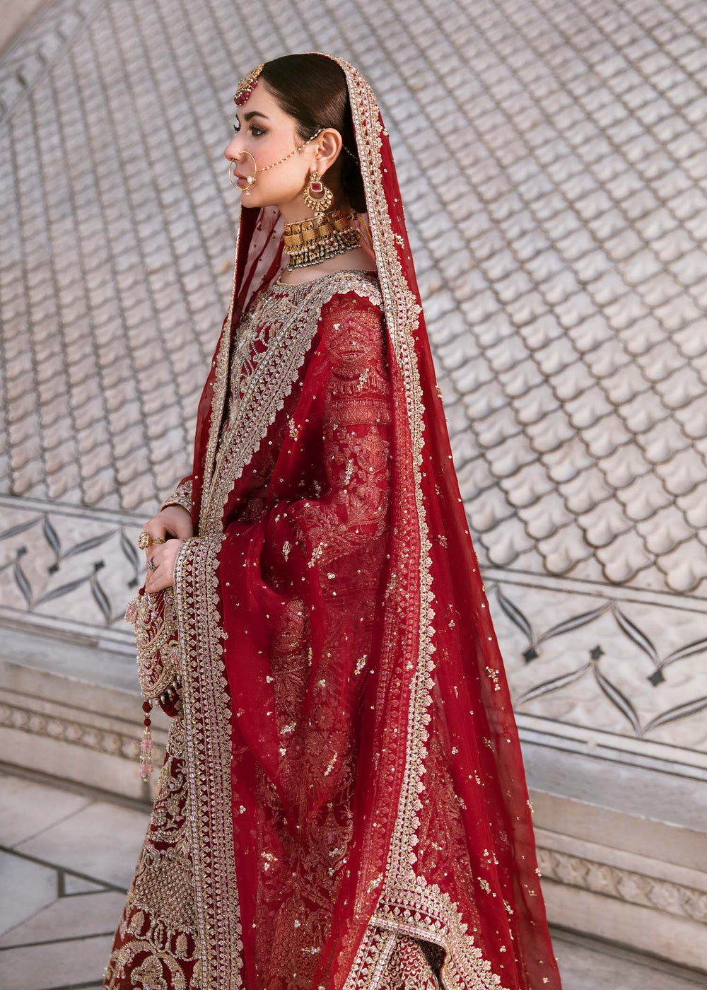 KANWAL MALIK NET UNSTITCHED EMB MAXI