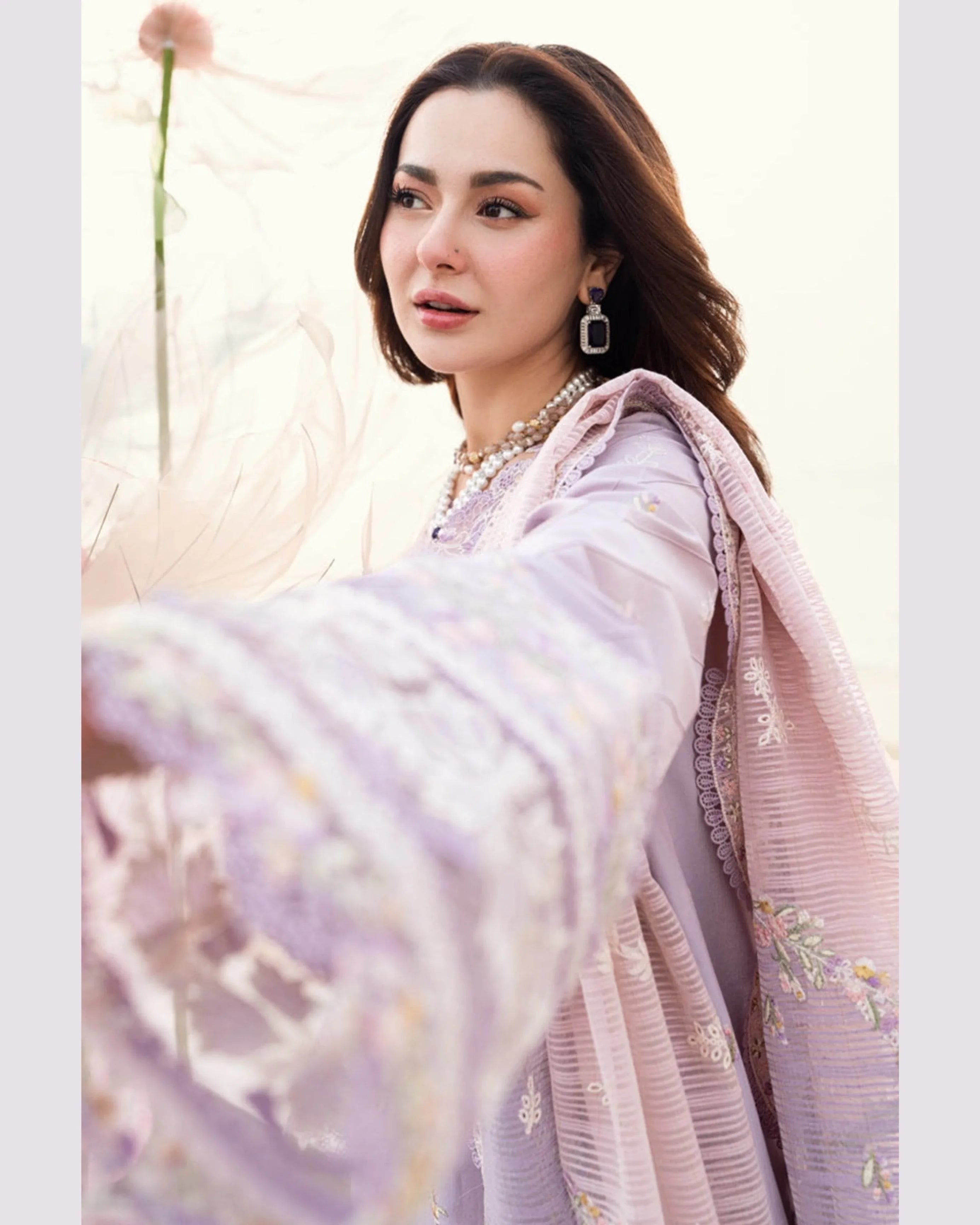 QALAMKAR LAWN UNSTITCHED EMB 3PC - City Cloth House