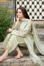 Bahaar | Emb Unstitched Dhanak 3pc