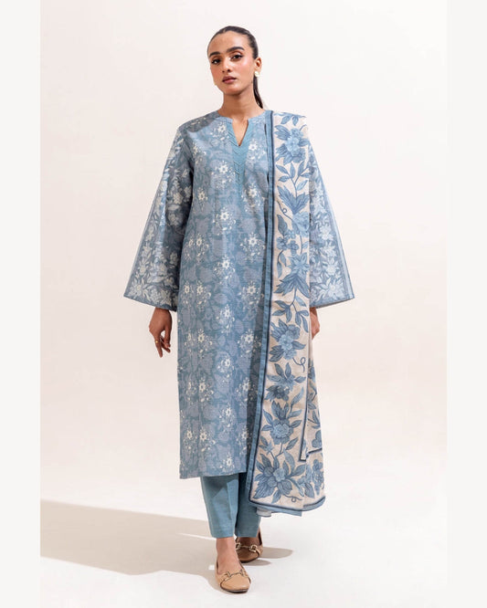 BEECHTREE LAWN PRINTED UNSTICH 3PC - City Cloth House