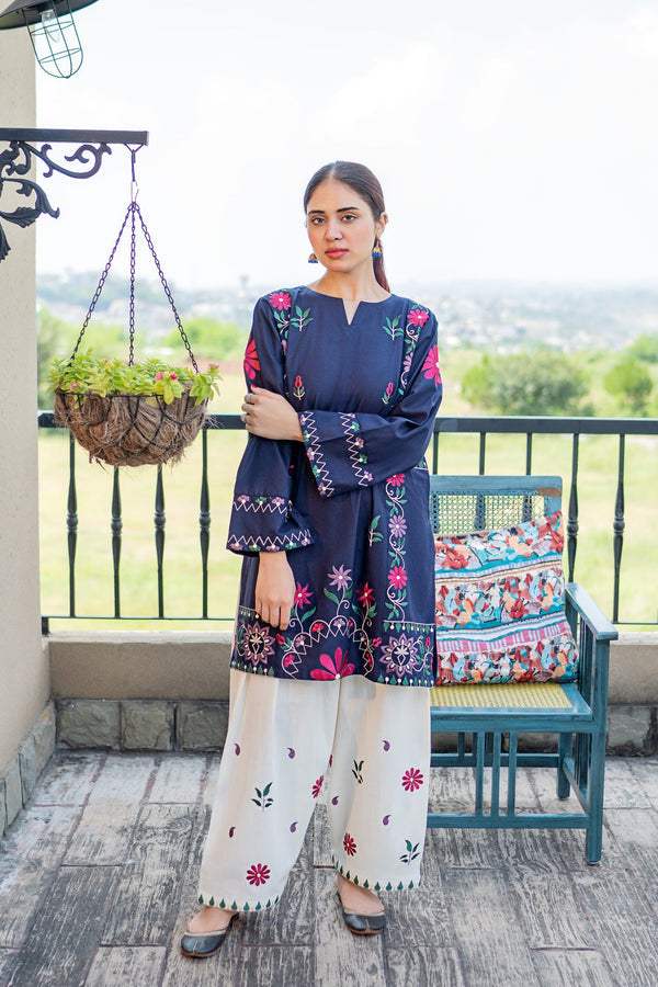 Ronaq | Emb Unstitched Lawn 2pc