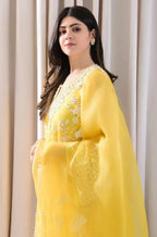 MARIA.B LAWN LUXURY UNSTITCHED EMB 3PC - City Cloth House