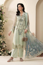 MARIA.B CHIFFON UNSTITCHED EMB D-5 SUIT
