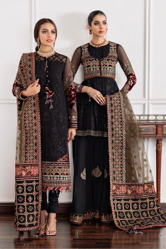 BAROQUE LAWN PREMIUM UNSTITCHED EMB 3PC - City Cloth House