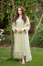 Bahaar | Emb Unstitched Dhanak 3pc