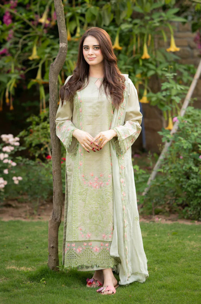 Bahaar | Emb Unstitched Dhanak 3pc